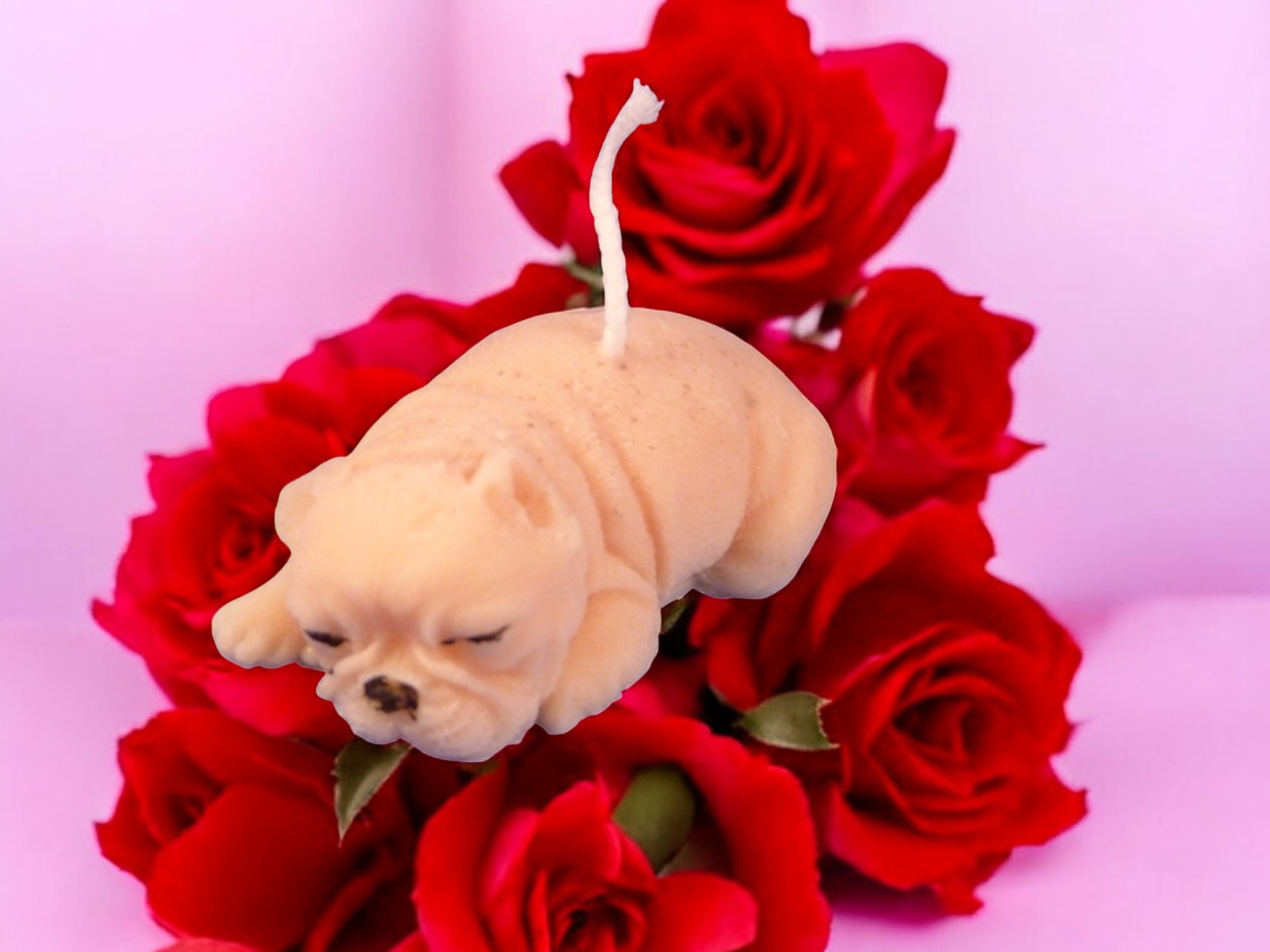 (image for) Franse Buldog Kaars Klein